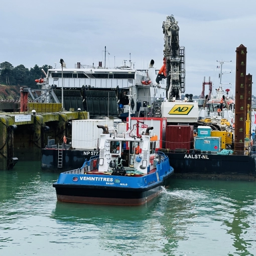 Modernisation du Terminal Ferry du Naye du port de Saint-Malo : cap sur une nouvelle étape structurante