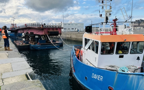 Démantèlement de la rampe 1 en images