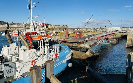 Démantèlement de la rampe 1 en images
