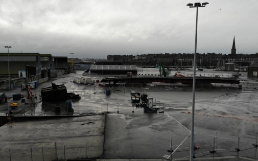 Démantèlement de la rampe 1 en images