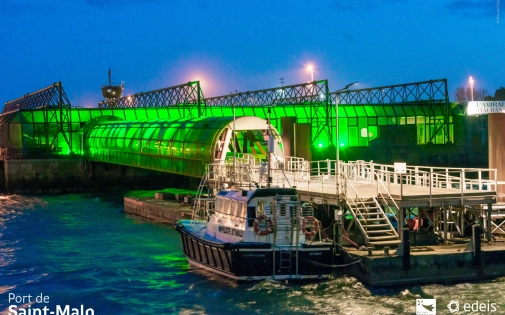 La gare de la Bourse célèbre la Saint-Patrick