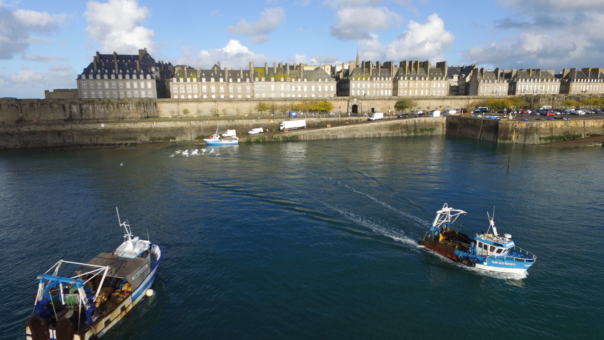 Port of Commerce and Fishing in Saint-Malo 