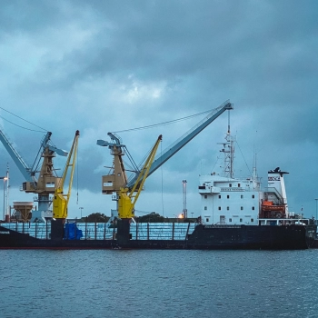 Installation de la fibre optique sur le port de Saint-Malo