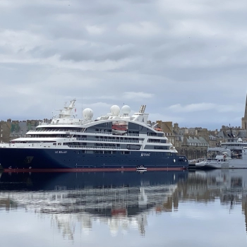 Première escale pour "Le Bellot" à Saint-Malo