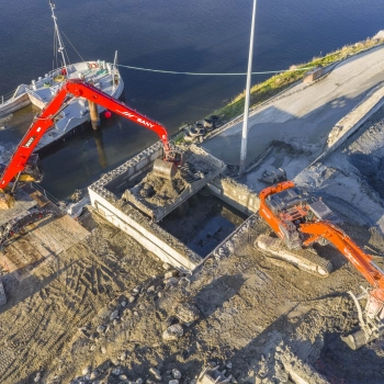 Modernisation du Terminal ferry du Naye - Quand les sédiments deviennent une ressource précieuse !