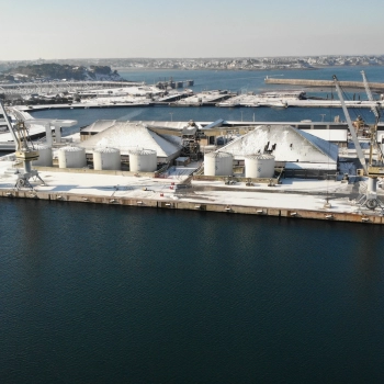 Mercredi 10 février - Le port de Saint-Malo sous la neige